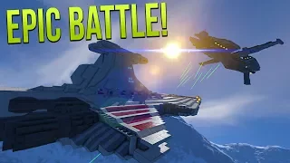 VENATOR vs DROID FRIGATE (Clone Wars EPIC BATTLE) - Space Engineers Battle