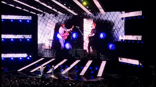 Ed Sheeran On Stage With Luke Gittins O2 on 24 March 2023 Singing 'The A Team' Full Song Aisle 110