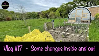Some changes inside and out - Polycrub and cold frame