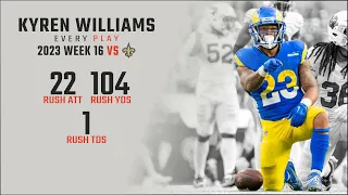 Kyren Williams Week 16 | Every Run vs New Orleans Saints | 2023 NFL Highlights