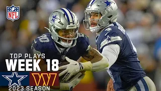 Dallas Cowboys Highlights vs. Washington Commanders | 2023 Regular Season Week 18