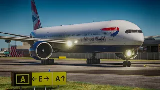 FULL FLIGHT: London, Heathrow - Johannesburg. British Airways Boeing 777-300ER. MSFS 2020 | VATSIM.