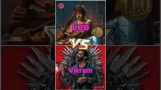 Leo Movie vs Vikram Movie | Thalapathy Vijay vs Kamal Haasan #leo #vs #vikram #vijay #kamal #shorts