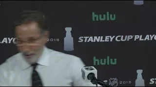 "We sucked, we sucked..." Tortorella walks out of news conference