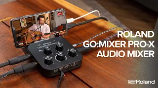 Roland GO:MIXER PRO-X Audio Mixer for Smartphones