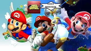 SGB Compilations: Mario characters voice montage - 3D All Stars Edition (SM64, Sunshine, Galaxy)