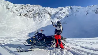 50 Miles Deep In The Backcountry! A Snowmobilers Dream Comes True. The Best Kept Secret In Alaska!!
