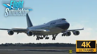 (4K) British Airways 747 Landing at JFK Airport | Microsoft Flight Simulator 2020