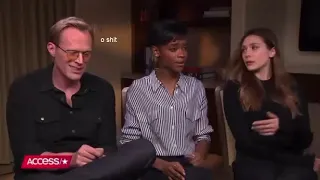 paul bettany being chaotic for four minutes and nine seconds