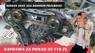 Nissan 350Z Remont i naprawy za ponad 25 tys zl w Coobcio Garage USA Automat duży przebieg 350tys km