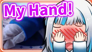Gura Finally Shows her IRL SMOL HAND 【Gawr Gura / HololiveEN】