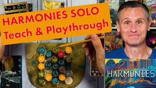 Harmonies: Solo -How to Play & Full Playthough #harmonies #boardgame #boardgaming  #soloboardgames