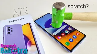 Samsung Galaxy A72 Screen Scratch Test