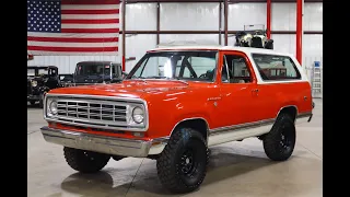 1976 Dodge Ramcharger Test Drive