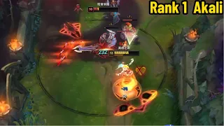 Rank 1 Akali: This Akali is Something Else!