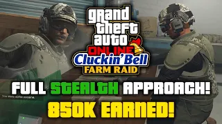 GTA Online: Cluckin Bell Raid $850,000 FULL STEALTH Approach!