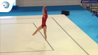 DINCA Sandra (ROU) Aerobic Gymnastic European Championship 2017