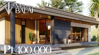 MODERN HOUSE DESIGN SIMPLE HOUSE DESIGN 3-BEDROOM 12.5X9 METERS | MODERN BALAI