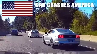 CAR CRASHES IN AMERICA #25 | BAD DRIVERS USA, CANADA