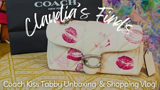 Coach Kiss Tabby Unboxing -- Shop with me at the Forum Shops -- Caesars Palace , Las Vegas