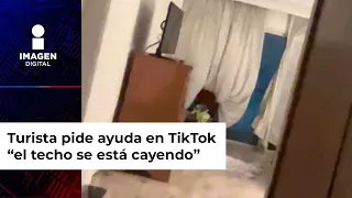 Turista pide ayuda en TikTok ante huracán 'Otis' en Acapulco