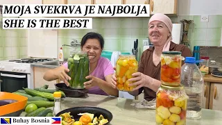 Kisela paprika i krastavac iz bašte | Pickled Paprika and Cucumber from the garden | English sub