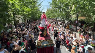 La Tarasca de Granada recorre las calles durante el Corpus 2024