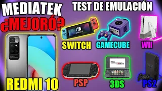 REDMI 10 ¿Qué tan bien EMULA? Switch 3ds Wii PS2 GameCube PSP HELIO G88 gaming TEST