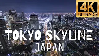 Tokyo Japan : World Largest City | Cinematic Travel Of Tokyo Skyline ( 4K Aerial View )