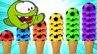 Learn Numbers With Colors| تعليم | الألوان والأرقام باللغة العربية | Learn Arabic With Om Nom