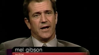 Mel Gibson Job İnterview On Charlie Rose 2000 & Smith Tribute 1