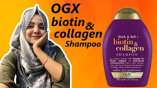 OGX Thick & Full + Biotin & Collagen Shampoo 385ml Biotin Collagen Shampoo | Best Shampoo For Women