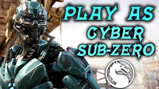 MORTAL KOMBAT X: HOW TO PLAY AS CYPER SUB ZERO! (EASTER EGG)