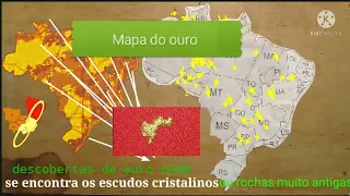 mapa do ouro,regiões que tem  ouro,saiba se sua região está incluída