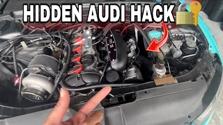 Your Audi's HIDDEN SECRET  | Audi tips and secrets For more Horsepower and longevity in 5 minutes