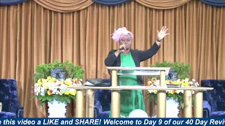 Day 9 of the 40 Days Revival Night | Prophetess Dr. Nadege Dutes