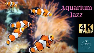 4K Aquarium Jazz for Study and Relaxation