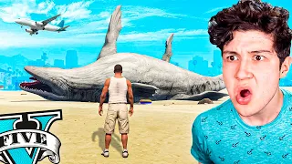 ENCONTRÉ ESTO en la PLAYA de GTA 5... ⚠️🦴 (Mods)