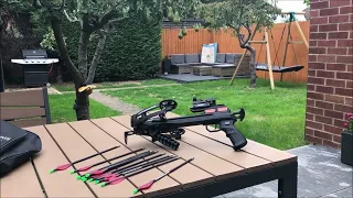 Fun with the FMA Supersonic pistol crossbow