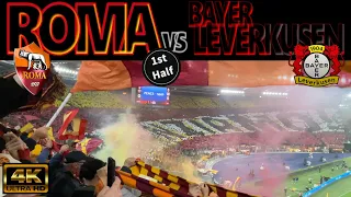 [4K] ROMA 0-2 BAYER LEVERKUSEN  [1st.Half]｜EUROPA LEAGUE 23-24 SEMIFINAL 1st.Leg｜02/05/2024