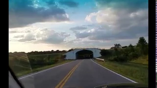 BMW 540i e39 in a country tunnel