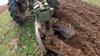 1952 Ferguson TED-20 2.1 Litre 4-Cyl Petrol / TVO Tractor (28 HP) with Ferguson Plough