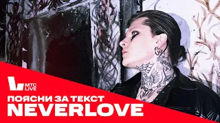 Поясни за текст: Neverlove