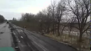 Feb.05,2015 VIDEO showing can freely use the road to Debaltsevo