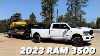 MAX TOW TEST! Towing 37,000lbs 2023 RAM 3500 HIGH OUTPUT CUMMINS