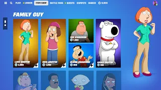 fortnite added more family guy skins