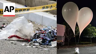 North Korea sends about 600 more trash balloons into South Korea