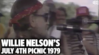 Willie Nelson's Fourth of July picnic in Austin in 1979