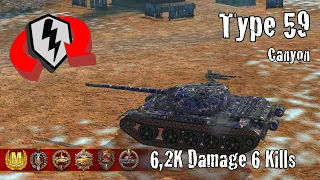 Type 59  |  6,2K Damage 6 Kills  |  WoT Blitz Replays