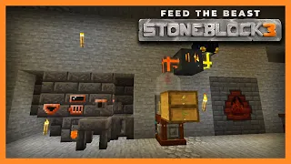 FTB Stoneblock 3  | The First Chicken, Garden Cloche and Tinkers Smeltery! | E04 | 1.18.2 Modpack